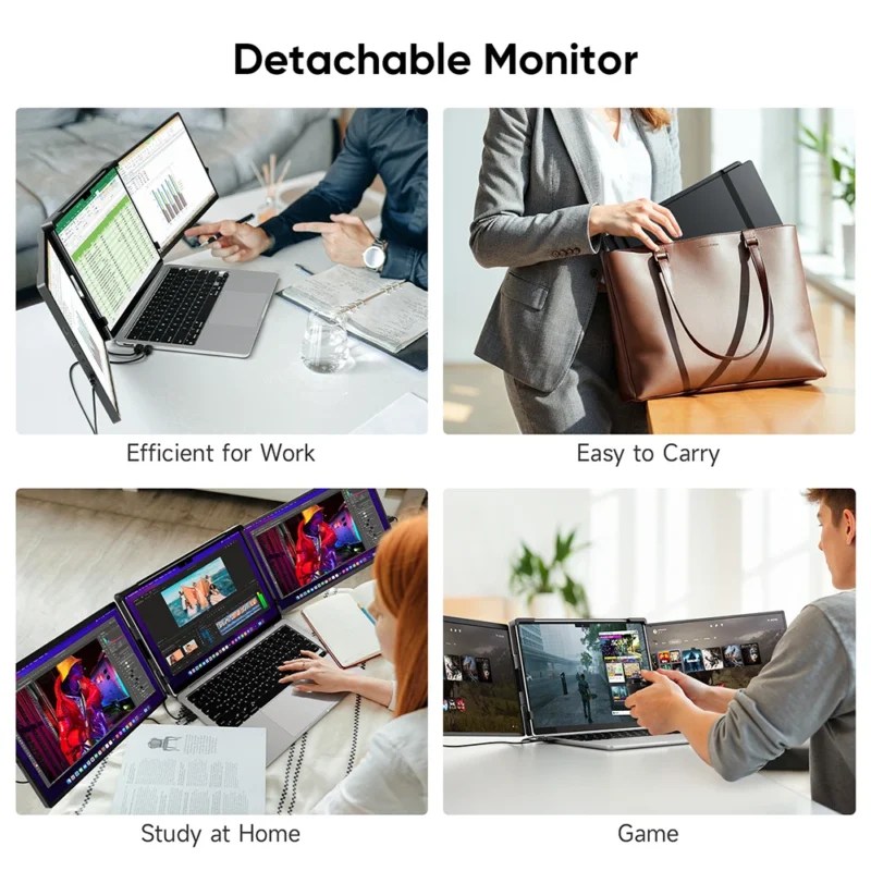 14.1inch Laptop Dual Screen Extender (Windows, Mac, Android, Chrome) - Image 6