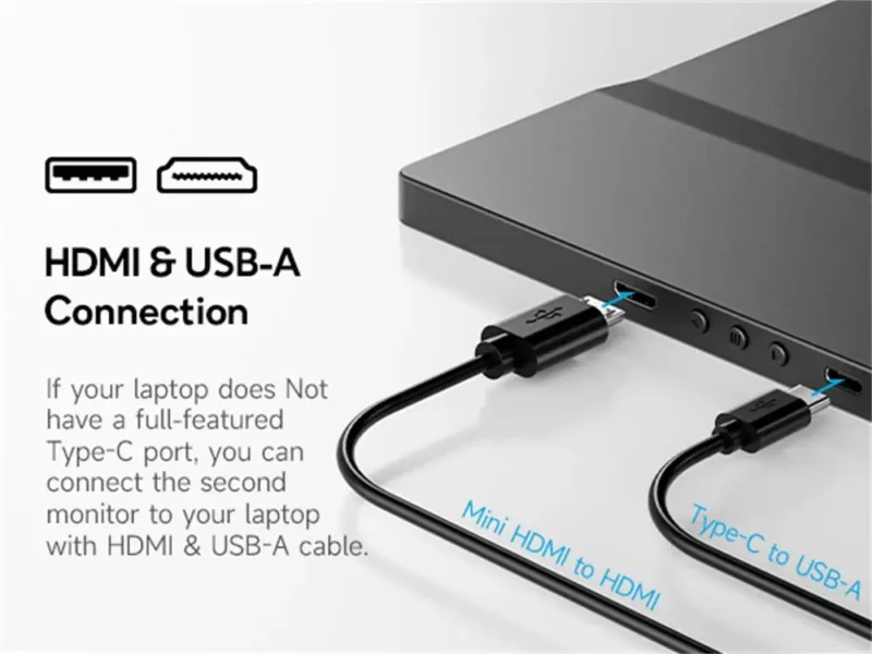 14.1inch Laptop Dual Screen Extender (Windows, Mac, Android, Chrome) - Image 14